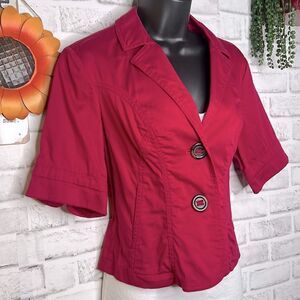 Coldwater Creek Suit Jacket Top Coat Pink